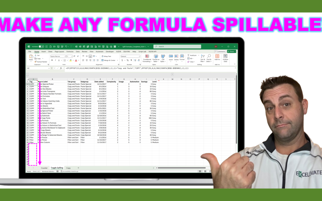 Make Any Excel Formula Spillable!