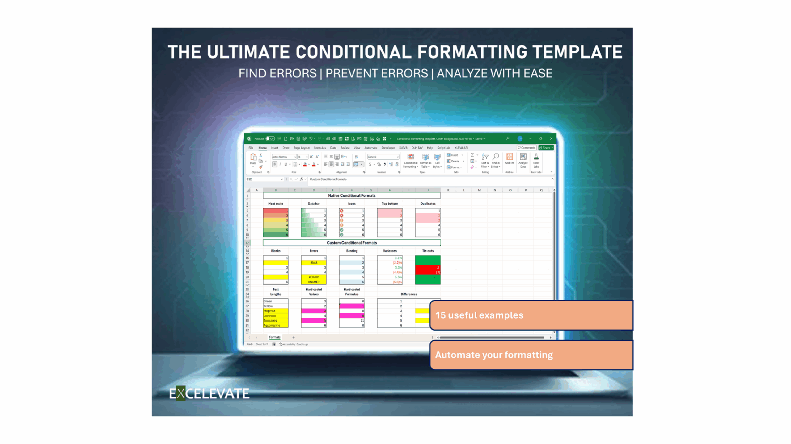 Ultimate Conditional Formatting Template - Excelevate.co