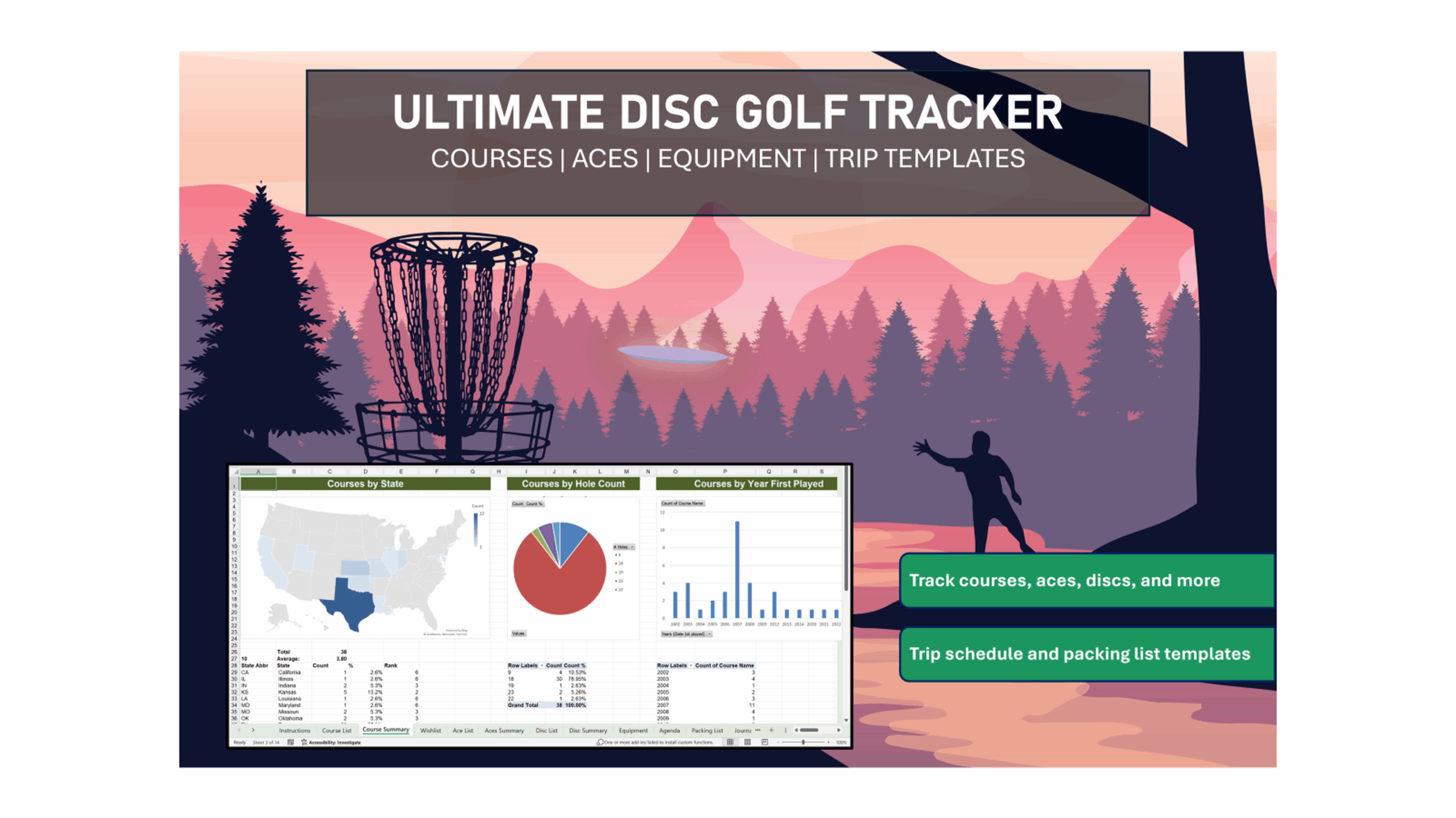 The Ultimate Disc Golf Tracker - Excelevate.co